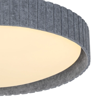 Lampa sufitowa Corato 50 cm na szarym filcu 3xE14 NO2512466010 - Nordlux